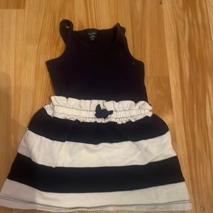 Baby Gap 18-24 months blue and white stripped dress